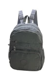 Klinkır Kumaş Sırt Çantası Orta Boy Çok Cepli Hafif Kumaş Yağmur Geçirmez - 3