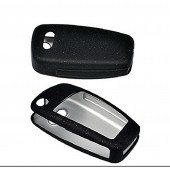 AUDI A1 A3 A4 A6 Q2 Q5 Q7 TPU ANAHTAR KILIF (SİYAH) thumbnail 1