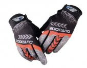XBYC Outdoor Mtb Mevsimlik Tam Parmak Bisiklet Eldiveni Large Eldiven Kırmızı - 1