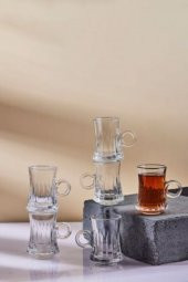 Perotti giancarlo kulplıu çay bardağı - 6 lı çay bardak - 1