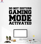 Oturma Odası, Ofis, Dükkan Duvar Sticker Alıntı Oyun Modu Etkinleştirilmiş Oyun Odası Çıkartmaları - 1