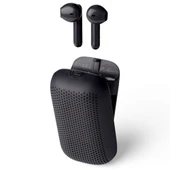 Lexon Speakerbuds Bluetooth Kulaklık & Bluetooth Hoparlör Siyah LA127N - 1