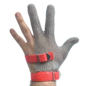 Koruyucu Çelik Eldiven 3 Parmak Medium BMGLV-02M - 1