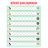 Okul Öncesi SÜPER ÖTESİ Çizgi Çalışmaları Kitap Seti (3 Kitap) - 2