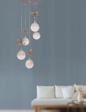 TT Aydınlatma TT033-5-BY  Kelebek Toplu Model Mat Beyaz 5 li 3 Renk Modüllü Ledli Avize thumbnail 3