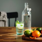 4 Adet Cam Bardak Seti Açık Turkuaz Renk MeridyenDukkan 31 cl, 4 Adet thumbnail 4