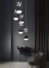 TT Aydınlatma TT033-5-SY  Kelebek Toplu Model Mat Siyah 5 li 3 Renk Modüllü Ledli Avize - 3