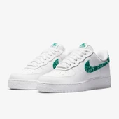 Nike Air Force 1 07 Essential White Green Paisley - 1