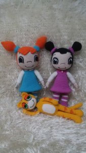 Mine Müge ve Mıncır Takımı Amigurumi Organik Oyuncak - 2
