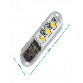 Taşınabilir Mini Flash Usb Led Işık Lamba Gece Lambası - 1