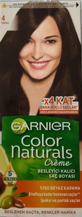 Garnier Color Naturals Saç Boyası 4 Kahve - 1