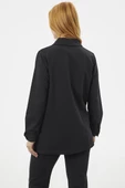 Çıtçıtlı Cep Detaylı Tunik Eşofman Takım - Siyah thumbnail 6