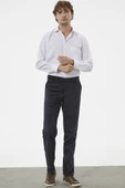 Klasik Chino Kadife Pantolon - Siyah - 1