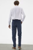 Klasik Chino Kadife Pantolon - Lacivert - 5