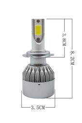 H7 Xenon Led Zenon Far Ampulü Yeni Nesil Şimşek Etkili - 3
