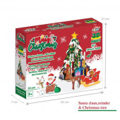 3D PUZZLE MAKET NOEL BABA VE YILBAŞI AĞACI . - 2