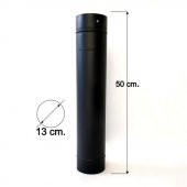 Mat Siyah Emaye Soba Borusu 50 Cm 1.Kalite - 1