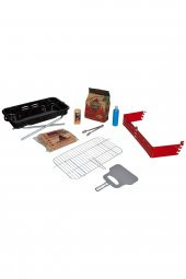 Mangal Set 3 Kademeli 45x30cm Pervazlı Isıya Dayanıklı Lüks Mangal - 1