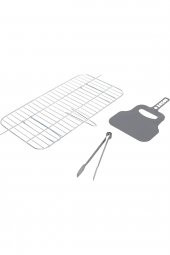 Mangal Set 3 Kademeli 45x30cm Pervazlı Isıya Dayanıklı Lüks Mangal - 4
