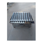 Özel Üretim El Yapımı Kömürlü Kamp Mangalı 35 x 24 CM (Barbekü İçin Uygun) - 1