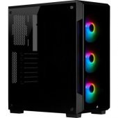 CORSAIR CC-9011190-WW ICUE 220T RGB CAM ON PANEL TEMPERLI CAM YAN PANEL MID TOWER OYUNCU BILGISAYAR KASASI SIYAH - 1