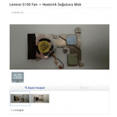 Lenovo S100 Fan + Heatsink Soğutucu Blok - 1