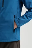 Exuma 2311100 Erkek Petrol Mavisi Yağmur Rüzgar Geçirmez Softshell Özellikli Mont - 4