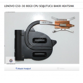 LENOVO G50-30 80G0 CPU SOğUTUCU BAKIR HEATSiNK - 1