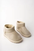 Muggo SNOW Garantili Unisex Çocuk Kalın Taban İçi Tüylü Günlük Mini Yarım Bot - 2