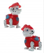Yürüyen Köpek Pilli Işıklı Sesli Paw Patrol Marshall Figür Benzeri Yürüyen Köpek - 1