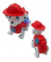 Yürüyen Köpek Pilli Işıklı Sesli Paw Patrol Marshall Figür Benzeri Yürüyen Köpek - 3