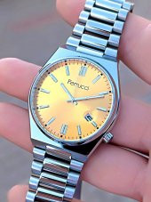 FRC.1.507 Ferrucci Yeni Sezon Tsuyosa Model 30 mt Suya Dayanıklı Çelik Kordon Erkek Kol Saati - 1