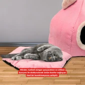 XPERMATE Kedi Evi, Kedi Yuvası, Kedi Yatağı Taşınabilir Pembe - 3