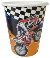 BARDAK KARTON MOTOCROSS 8OZ 8 ADET - 3