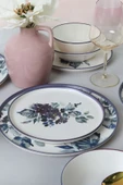 Keramika Purple Flower Yemek Takımı 24 Parça 6 Kişilik - 3