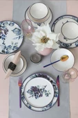 Keramika Purple Flower Yemek Takımı 24 Parça 6 Kişilik - 2