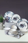 Keramika Purple Flower Yemek Takımı 24 Parça 6 Kişilik - 6