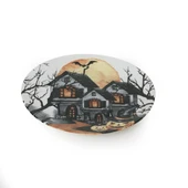Keramika Keraart Halloween Blue Castle Servis Tabağı 26 Cm 19952 - 3