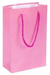 ÇANTA KARTON PEMBE 11x17 CM 25 ADET - 2