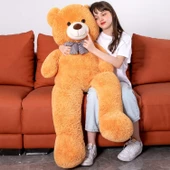 80 cm Papyonlu Peluş Ayıcık - % 100 YERLİ ÜRÜN - 10