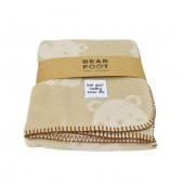 Bear Foot Pamuk Bebek Battaniyesi Kahverengi 100*75 - 1