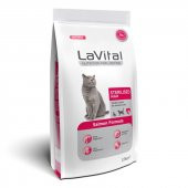 Lavital Sterilised Somon Balıklı  Kısırlaştırılmış Kuru Kedi Maması 1.5 Kg thumbnail 2