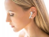 Vollmond VL201 Bluetooth 5.3 IPX6 Level Suya ve Tere Dayanıklı TWS Kablosuz Kulaklık Beyaz - 5