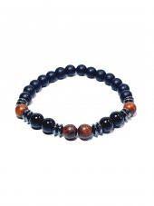 JTAW24DOB1349 JANTİ BİLEKLİK MAZI AĞACI ve ONYX DOĞALTAŞ 8 MM - 1