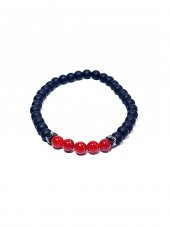 JTAW24DOB1350 JANTİ BİLEKLİK ORİJİNAL CEYT ONYX HEMATİT DOĞALTAŞ 6 MM - 1