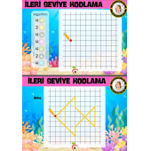 Çocuklara KODLAMA Eğitim Seti (Laminasyonlu Algoritma) - 3
