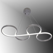 TT Aydınlatma TT025-KR  Yılan Modeli Krom Kaplama Led Avize thumbnail 1