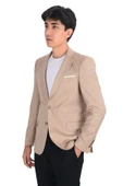 Cengiz İnler Balıksırtı Desenli Slim Erkek Ceket - 2