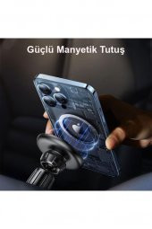 C156 Izgara Klipsli Manyetik Mıknatıslı Magsafe Araç İçi Telefon Tutucu - 8