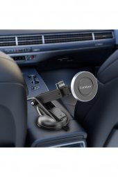 EH211 Vakumlu Ayarlanabilir Vantuzlu Manyetik Mıknatıslı Magsafe Araç İçi Telefon Tutucu - 2